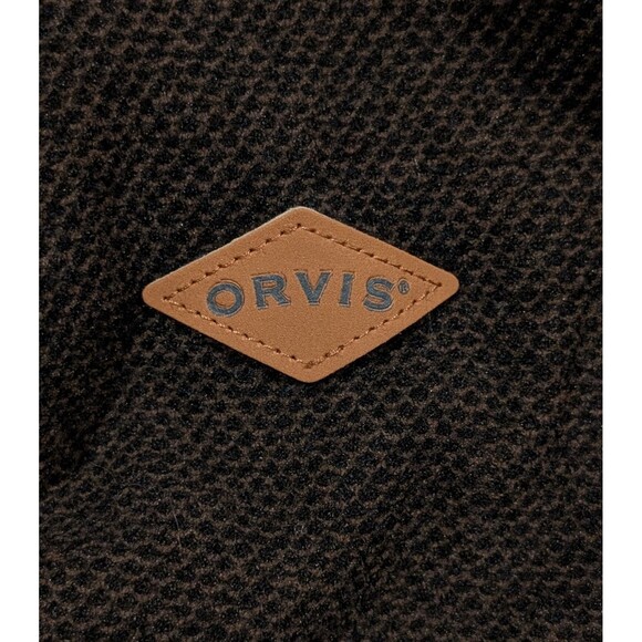 NEW Orvis 1/4 Zip 2XL Men's Pullover Sherpa Fleece Lined XXL Sweater Brown NWT - Picture 7 of 9